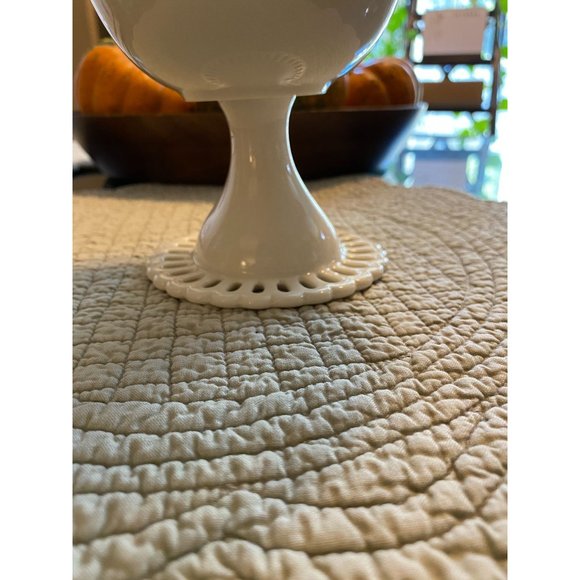 Vintage I. Godinger Ivory Lace Candy Dish - Picture 8 of 12